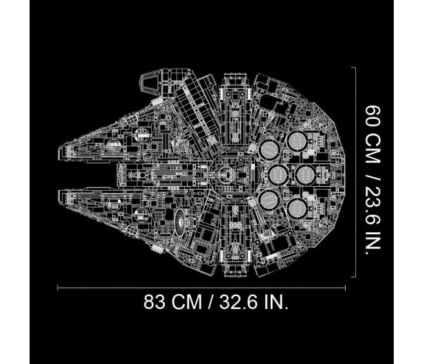 LEGO Star Wars 75192 Sokół Millennium - 409842 - zdjęcie 4